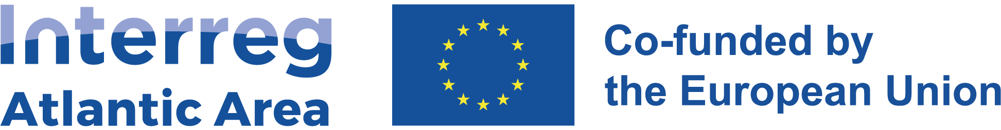 Interreg Atlantic Area and EU co-financed logo
